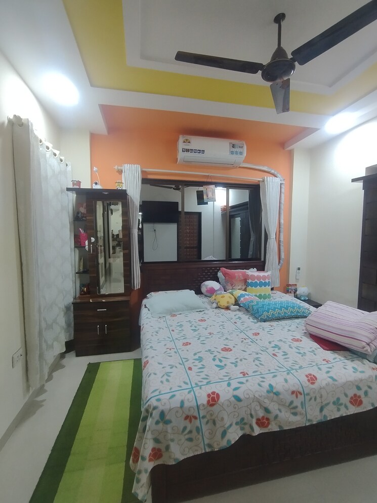 Bedroom, akashganga-complex-kavesar 2 Bedroom 650 Sq.Ft. Apartment In Kavesar Thane 9535287