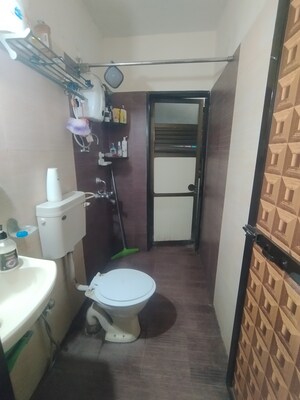 Bathroom in 2 BHK Apartment at Akashganga Complex Kavesar, Kavesar – for Sale