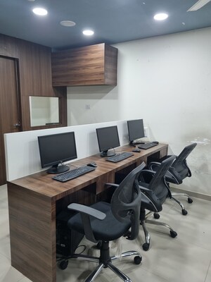 Team Area in  Office Space at Shivalik Shilp, Sanidhya – for Rent