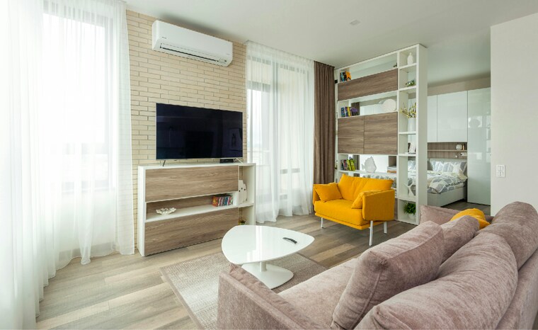 Living Room, ekta-chs-ltd 2 Bedroom 850 Sq.Ft. Apartment In Gokuldham Colony Mumbai 9535368