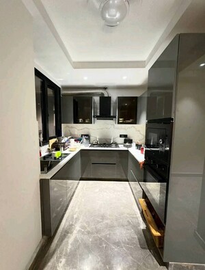 Kitchen in 3 BHK Apartment at Freedom Fighters Enclave – for Rent