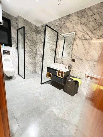 Bathroom in 3 BHK Apartment at Freedom Fighters Enclave – for Rent