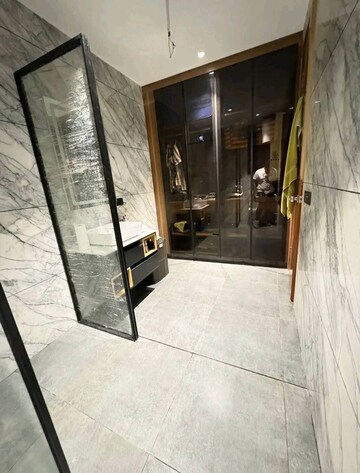 Bathroom in 3 BHK Apartment at Freedom Fighters Enclave – for Rent