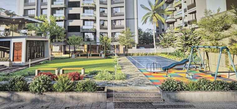 Exterior View, elenza-gradient 3 Bedroom 1460 Sq.Ft. Apartment In Shela Ahmedabad 9535604