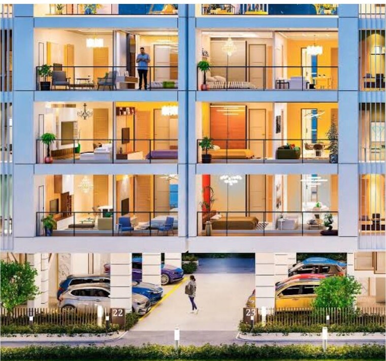Exterior View, signature-global-daxin-vistas 3.5 Bedroom 1950 Sq.Ft. Builder Floor In Bhondsi Gurgaon 9535621