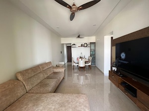 Living Room in 2 BHK Apartment at JP Decks, Goregaon East – for Rent