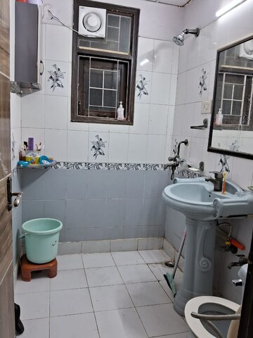 Bathroom in 3 BHK Apartment at Gaur Green City, Indrapuram – for Rent