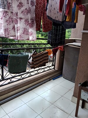 Balcony in 3 BHK Apartment at Gaur Green City, Indrapuram – for Rent