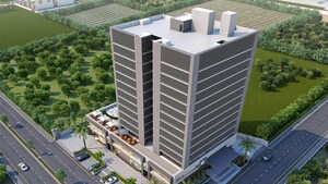  Office Space – Exterior View View at Satyam 64, Sola - for Rent