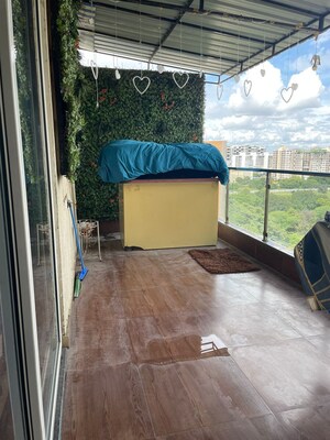 Balcony in 2 BHK Apartment at Sanklecha Mango Woods, Kondhwa – for Rent