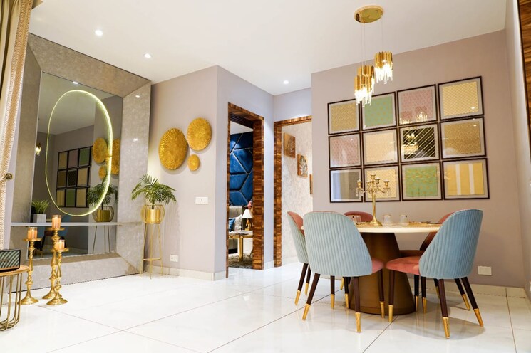 Living Room, malwa-escon-primera 3 Bedroom 1550 Sq.Ft. Apartment In International Airport Road Zirakpur 9535646