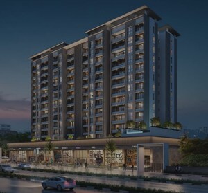 3 BHK Apartment – Exterior View View at Moshi Pradhikaran - for Sale