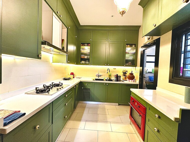 Kitchen, sobha-city-gurgaon 3 Bedroom 2002 Sq.Ft. Apartment In Sector 108 Gurgaon 9535826