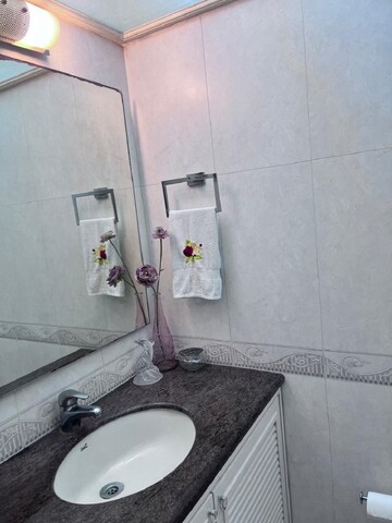 Bathroom in 3 BHK Apartment at Bandra West – for Rent
