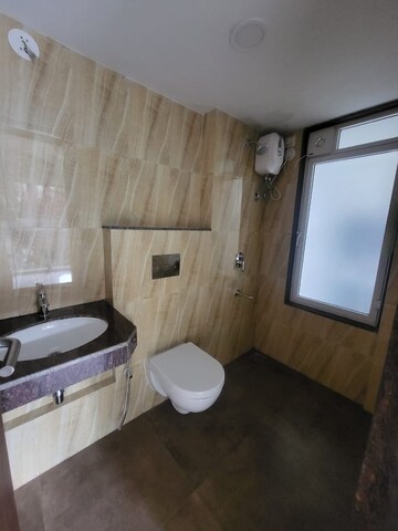 Bathroom in 2 BHK Apartment at Kalpataru Immensa, Kolshet Road – for Rent