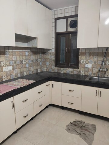 Kitchen in 2 BHK Builder Floor at Saket – for Rent