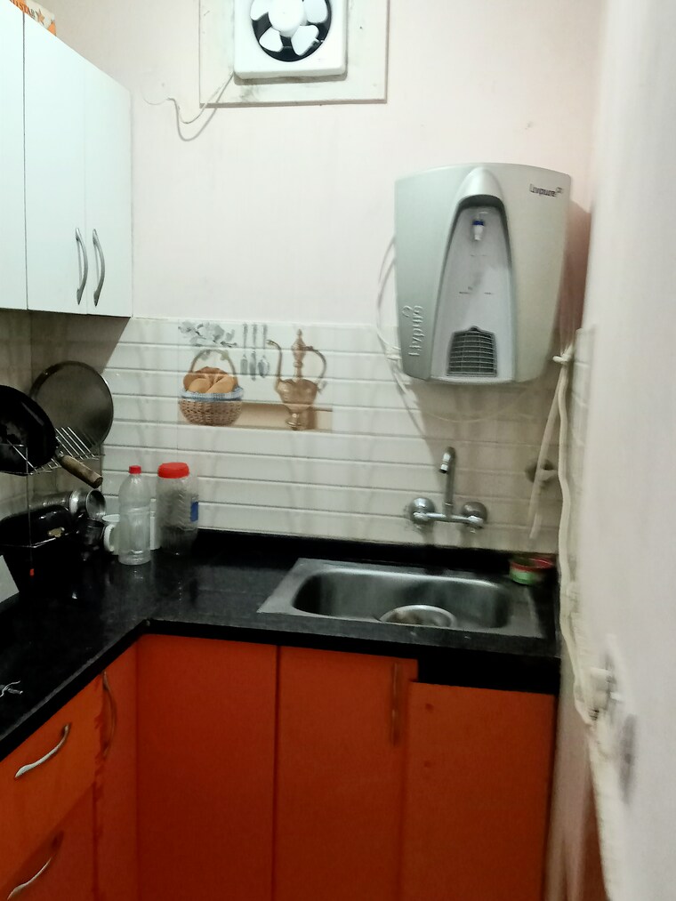 Kitchen, neb sarai 1 Bedroom 450 Sq.Ft. Builder Floor In Neb Sarai Delhi 9536004