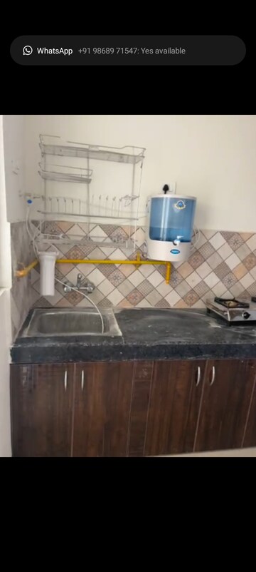 Kitchen in 1 BHK Apartment at Nilaya Greens, Raj Nagar Extension – for Rent