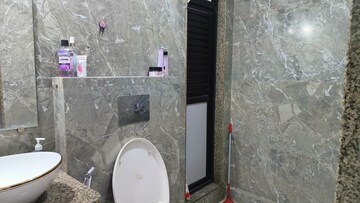 Bathroom in 3 BHK Apartment at Kanakia Spaces Zen World, Kanjurmarg East – for Rent