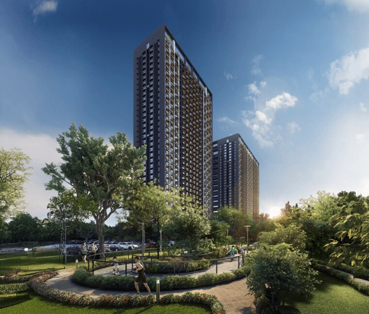 Exterior View, puravankara-purva-atmosphere 3 Bedroom 2010 Sq.Ft. Apartment In Thanisandra Main Road Bangalore 9536296