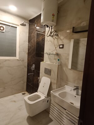 Bathroom in 4 BHK Builder Floor at Aradhya Homes, Sector 67a – for Rent