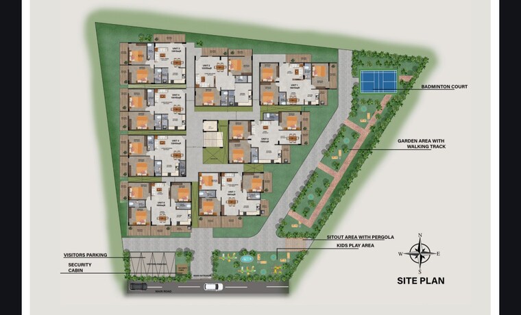 Master Plan, vasuki-vallabha 2 Bedroom 1220 Sq.Ft. Apartment In Bommasandra Bangalore 9536371