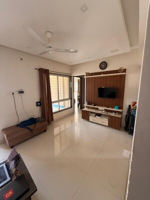 Living Room in 1 BHK Apartment at Millennium Acropolis 2, Wakad – for Rent