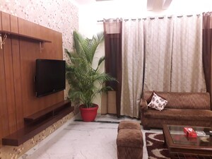 Living Room in 1 BHK Builder Floor at Safdarjung Enclave – for Rent