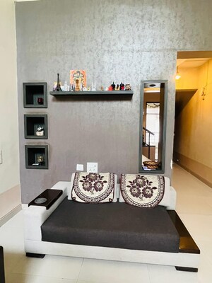 Living Room in 3 BHK Penthouse at Tivoli Apartments, Baner – for Rent