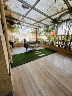 Balcony in 3 BHK Penthouse at Tivoli Apartments, Baner – for Rent