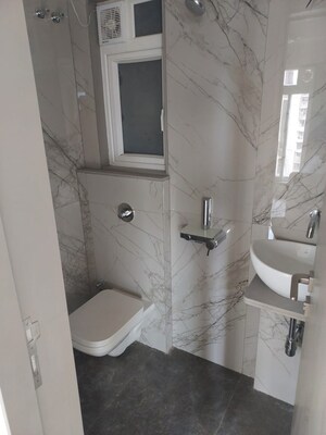 Bathroom in 1 BHK Apartment at Gurukrupa Param, Vikhroli East – for Rent