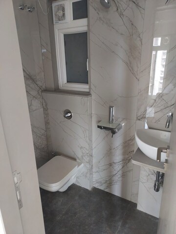 Bathroom in 1 BHK Apartment at Gurukrupa Param, Vikhroli East – for Rent