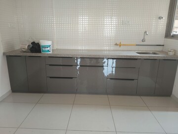 Kitchen in 3 BHK Apartment at Shivalik Sharda Park View 2, Shela – for Rent