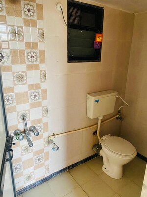 Bathroom in 1 BHK Apartment at Wadala Heights, Wadala – for Sale