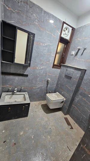 Bathroom in 2 BHK Builder Floor at Chattarpur – for Rent
