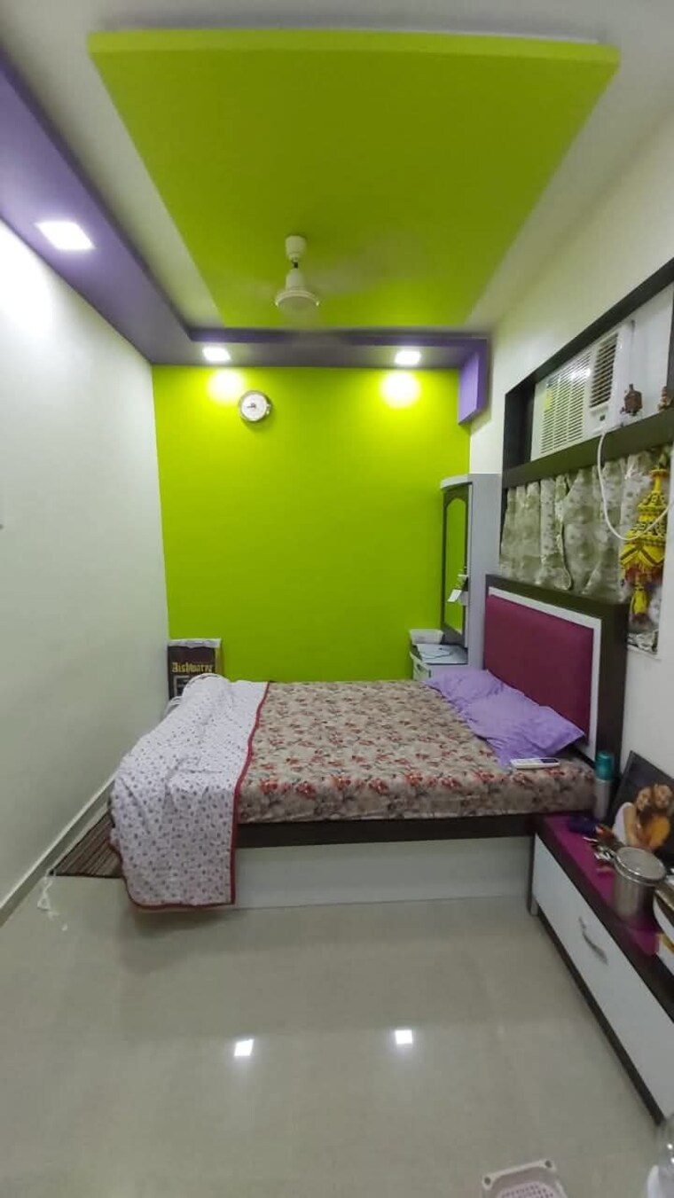 Bedroom, tulsidham-complex 3 Bedroom 1000 Sq.Ft. Apartment In Kapur Bawdi Thane 9536687
