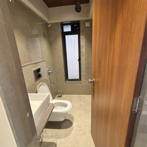Bathroom in 1 BHK Apartment at Goregaon East – for Rent