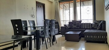 Living Room in 3 BHK Apartment at Madhuban Heights, Borivali West – for Rent