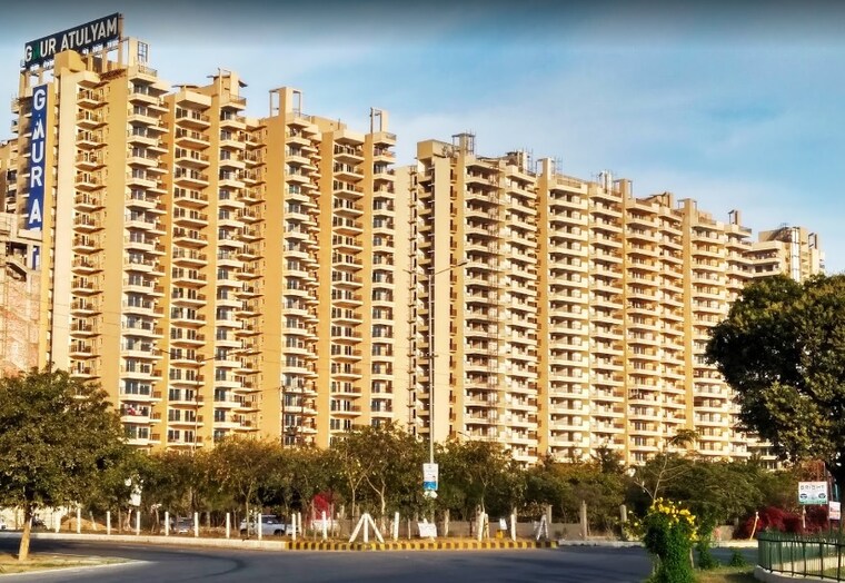 Exterior View, gaursons-1st-b-park-view 4 Bedroom 2495 Sq.Ft. Apartment In Gaur Yamuna City Greater Noida 9536824
