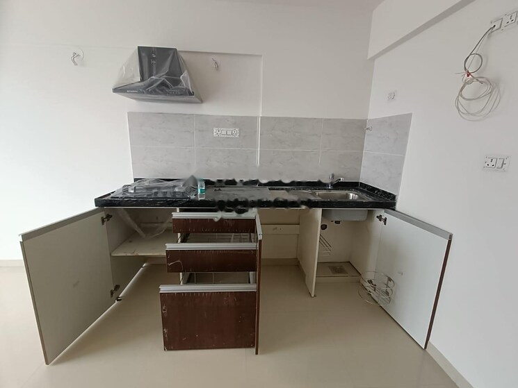 Kitchen, geras-world-of-joy-s Studio 390 Sq.Ft. Apartment In Kharadi Pune 9536834