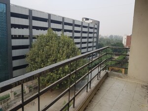 Balcony in 1 RK Apartment at Ansal Neelpadam , Vaishali Extension – for Rent