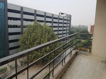 Balcony in 1 RK Apartment at Ansal Neelpadam , Vaishali Extension – for Rent