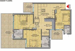 Master Plan in 3 BHK Apartment at Gaursons 1st B Park View, Gaur Yamuna City – for Sale