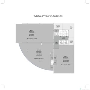 Floor Plan in  Office Space at Model Colony – for Sale