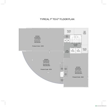 Floor Plan in  Office Space at Model Colony – for Sale