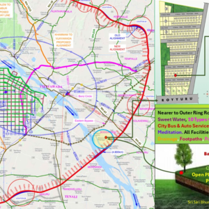  Plot – Map Location View at SSP Sree City Legend, Punadipadu - for Sale