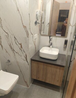 Bathroom in Studio Apartment at Kaveri City Center, Delta I Greater Noida – for Sale
