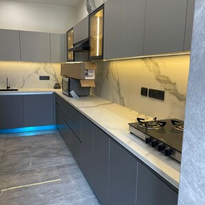 Kitchen in 4 BHK Builder Floor at DLF Pink Town House, Dlf City Phase 3 – for Rent