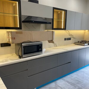 Kitchen in 4 BHK Builder Floor at DLF Pink Town House, Dlf City Phase 3 – for Rent