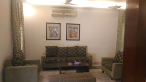 Living Room in 4 BHK Builder Floor at Safdarjung Enclave – for Rent